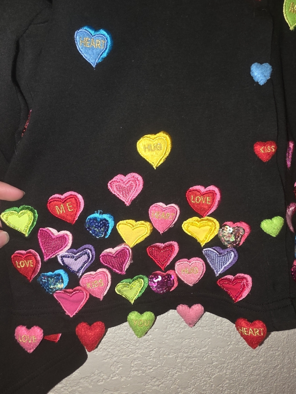 Jack B. Quick Valentines 3D Heart Cardigan - Picture 2 of 5